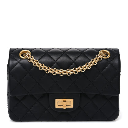 Chanel Calfskin Quilted 2.55 Reissue Mini Flap Black 1 of 10