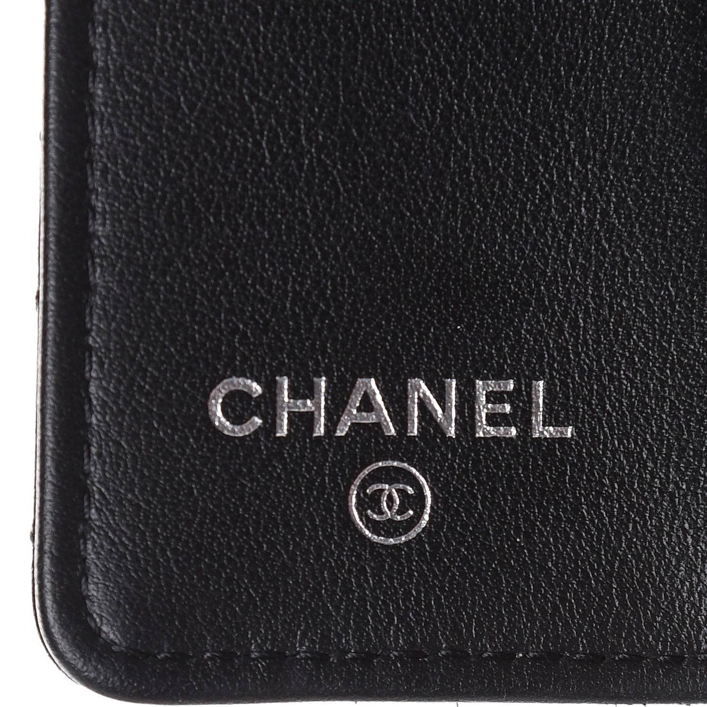 Calfskin Quilted 4 Key Holder Boy Flap Black
