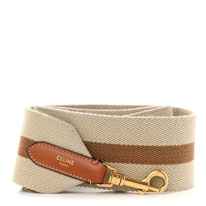 Celine Jacquard Wool Strap Beige 1 of 6