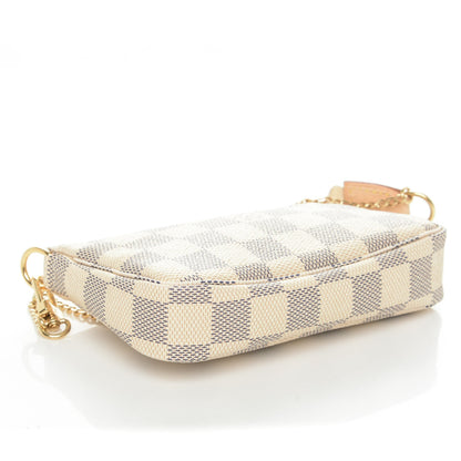 Louis Vuitton Damier Azur Mini Pochette Accessories 4 of 7
