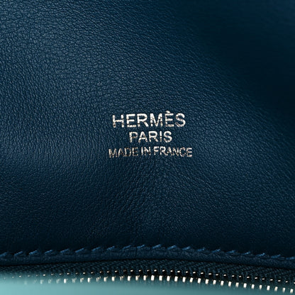 Hermes Veau Swift Sac Berline Bleu Atoll Colvert 6 of 10