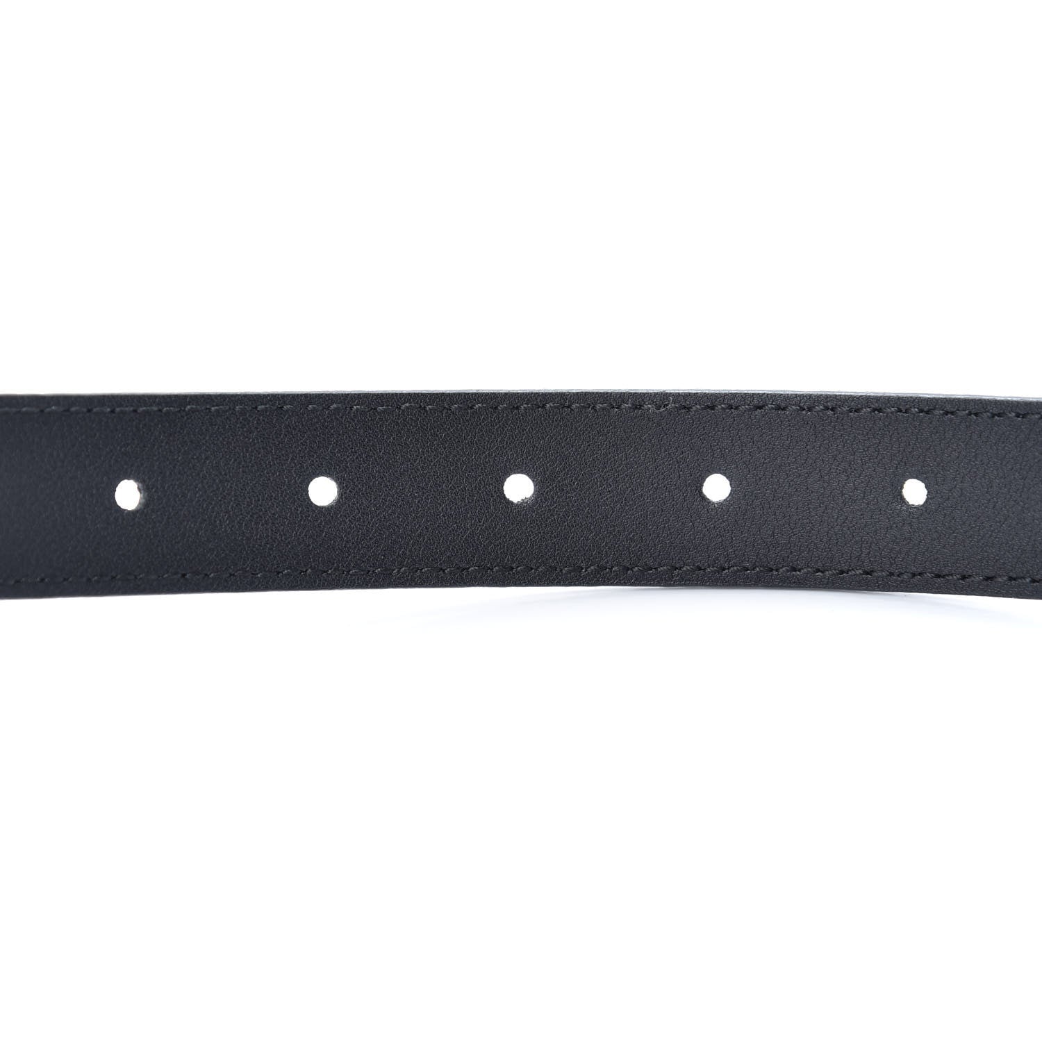 Gucci Moon Calfskin Torchon Double G 25mm Belt 75 30 Black 4 of 6