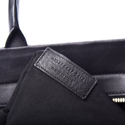 Saint Laurent Grained Calfskin Medium Cabas Rive Gauche Black 6 of 11