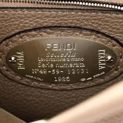 Fendi Cuoio Romano Snakeskin Selleria Mini Peekaboo Iconic Satchel Roccia Corda 7 of 10