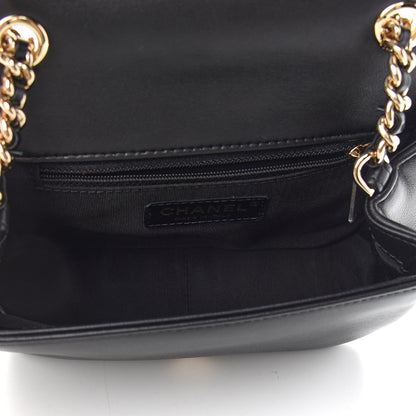 Chanel Lambskin Quilted Studded CC Flap Black 5 of 9