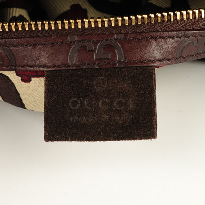 Gucci Guccissima Suede Hasler Hobo Dark Brown 6 of 7