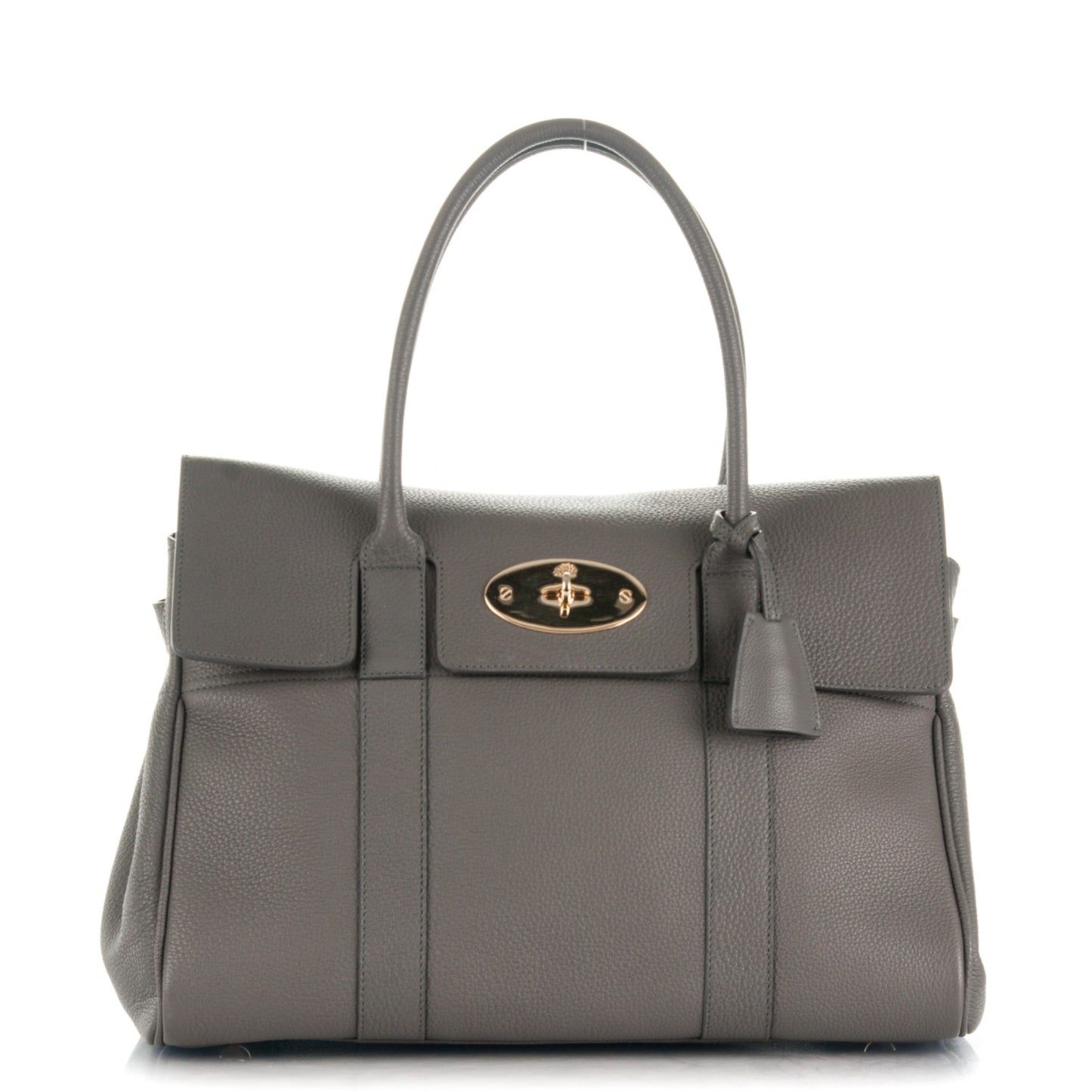 Classic Grain Calfskin Bayswater Mole Grey