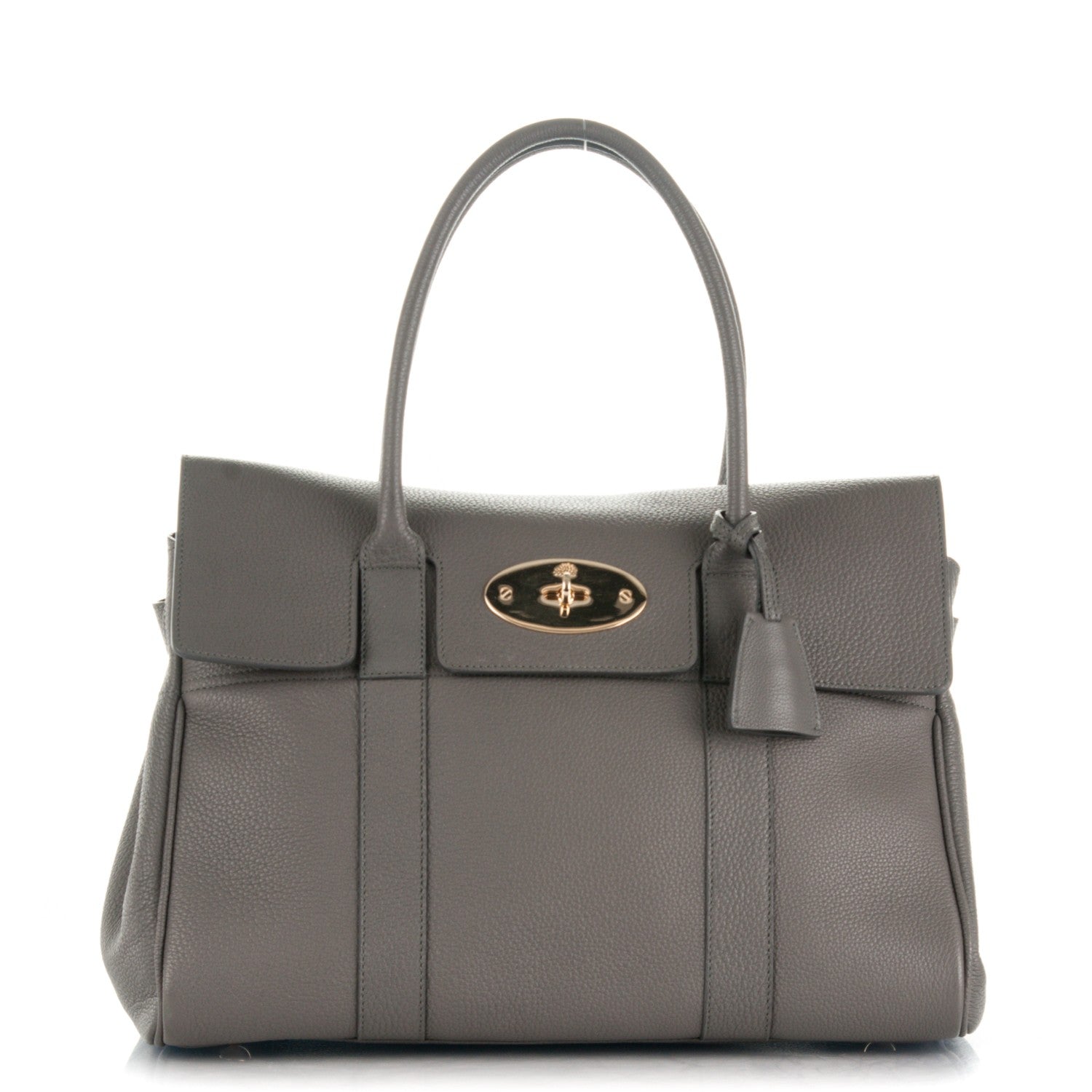 Mulberry Classic Grain Calfskin Bayswater Mole Grey 1 of 8