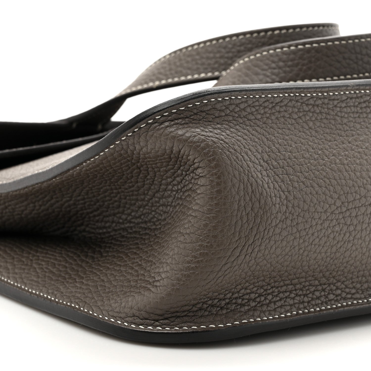 Hermes Taurillon Clemence Halzan 31 Etoupe 9 of 12