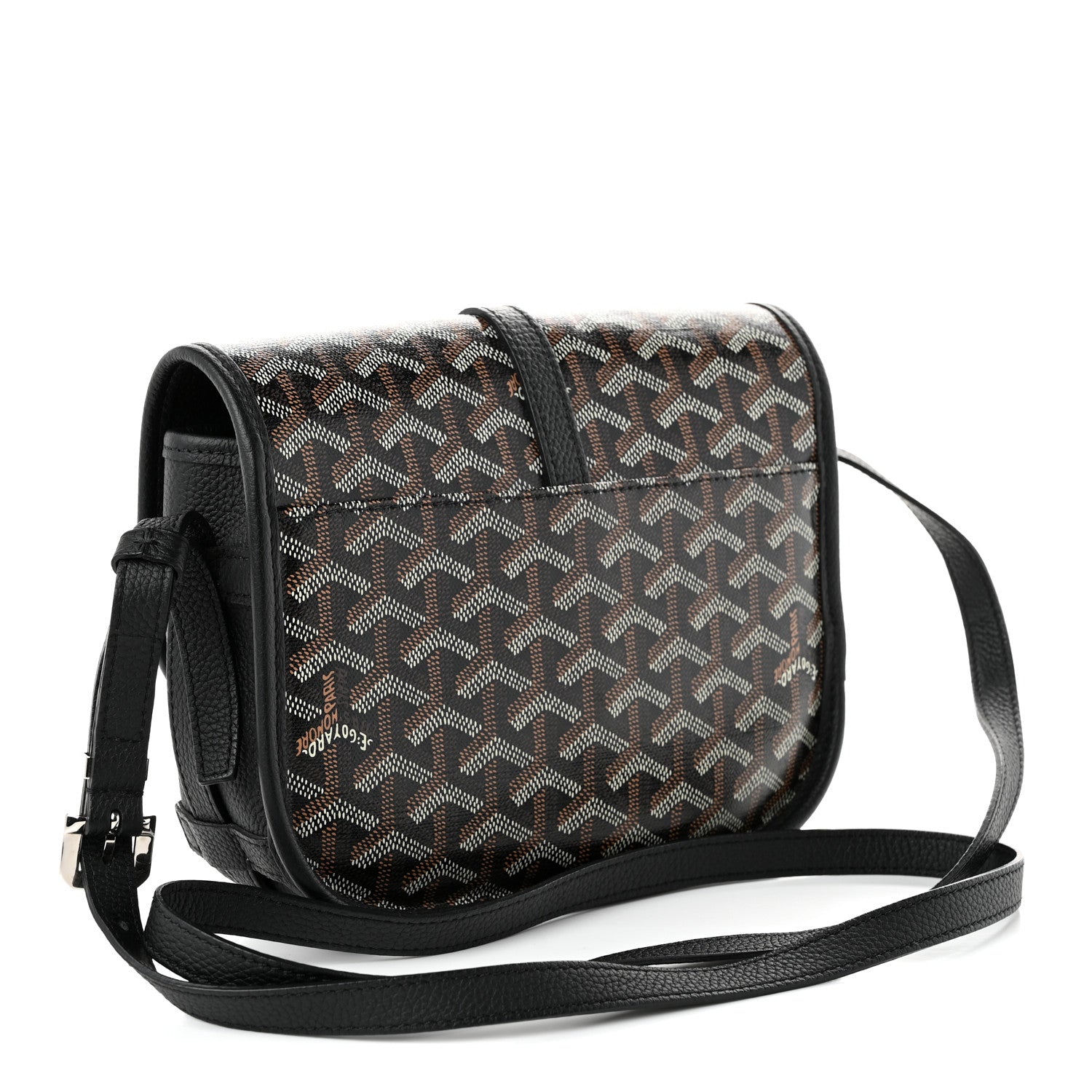 Goyard Goyardine Belvedere II PM Messenger Bag Black Black 3 of 9