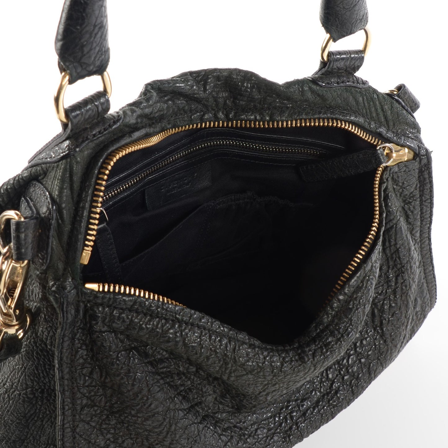Bubble Calfskin Medium Pandora Black