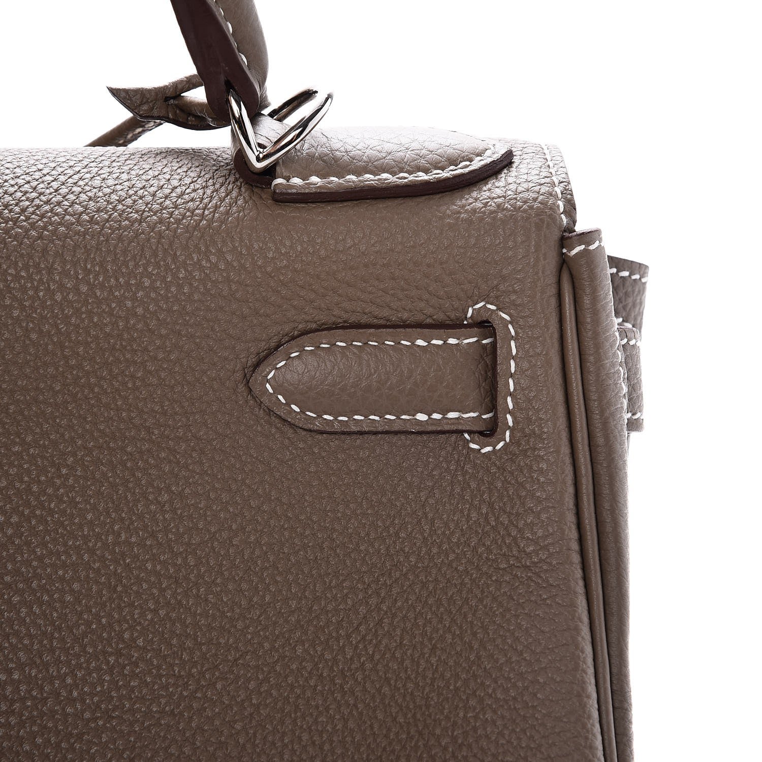 Hermes Togo Kelly Retourne 28 Etoupe 32 of 36