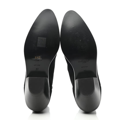 Saint Laurent Suede West 45 Chelsea Boots 37 Black 5 of 8