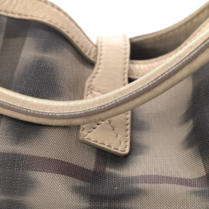 Burberry Smoked Check Hobo Black 13 of 14