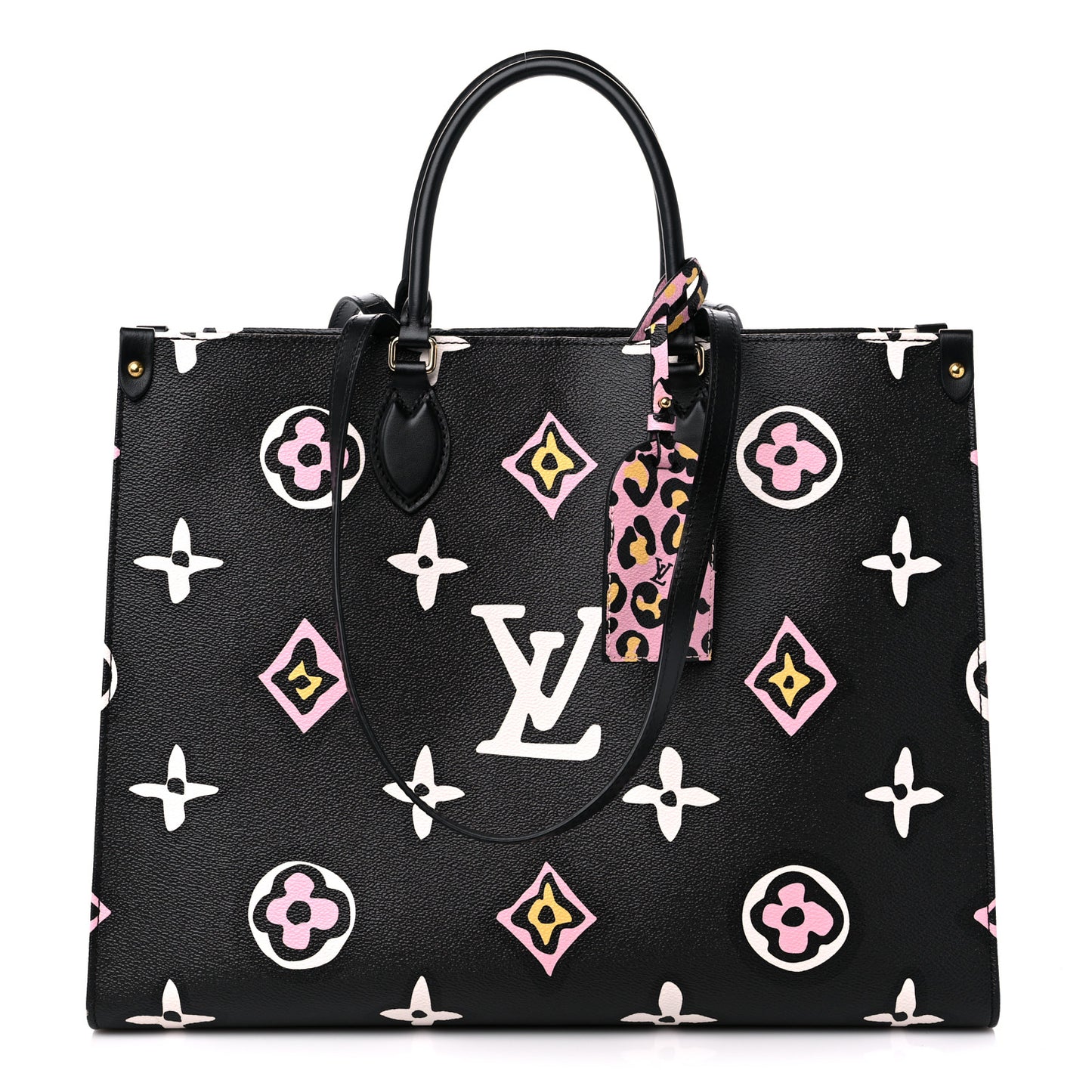 Monogram Giant Wild At Heart Onthego GM Black