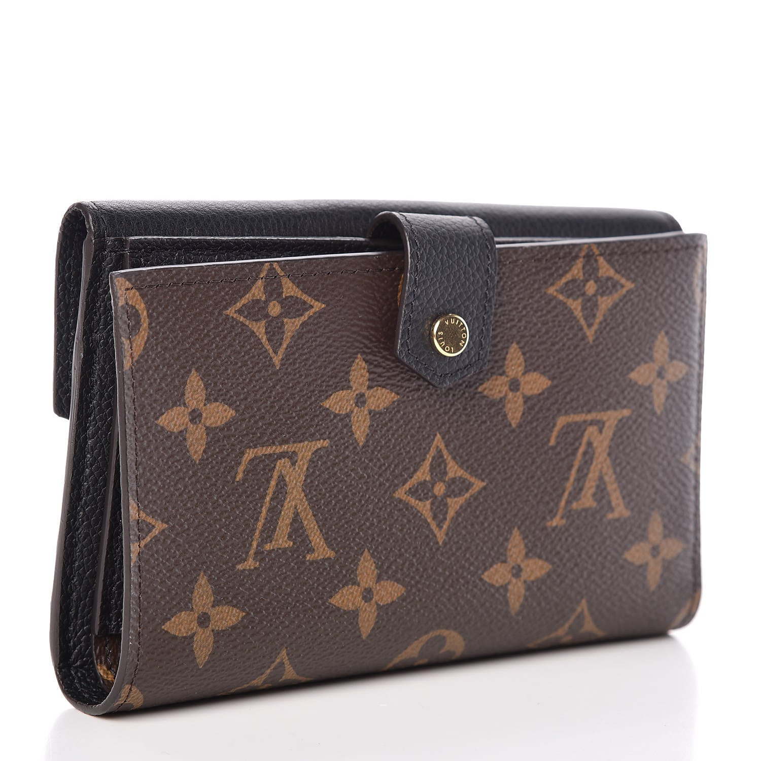 Louis Vuitton Monogram Pallas Compact Wallet Black 3 of 10