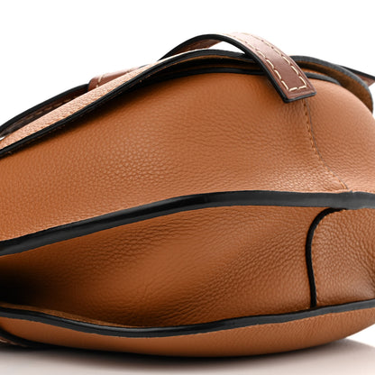 Loewe Grained Calfskin Small Gate Crossbody Bag Caramel Pecan 9 of 10
