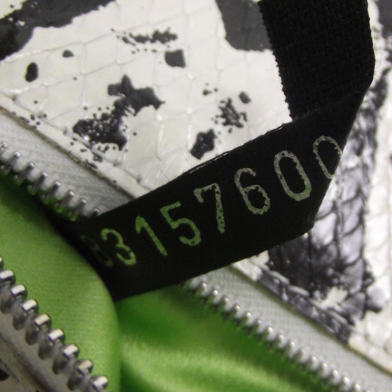 Snakeskin Mama Baguette Black White