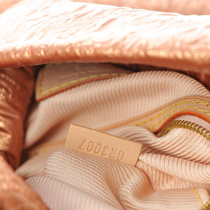 Louis Vuitton Jacquard Quilted Monogram Limelight Clutch GM Rose Gold 7 of 8