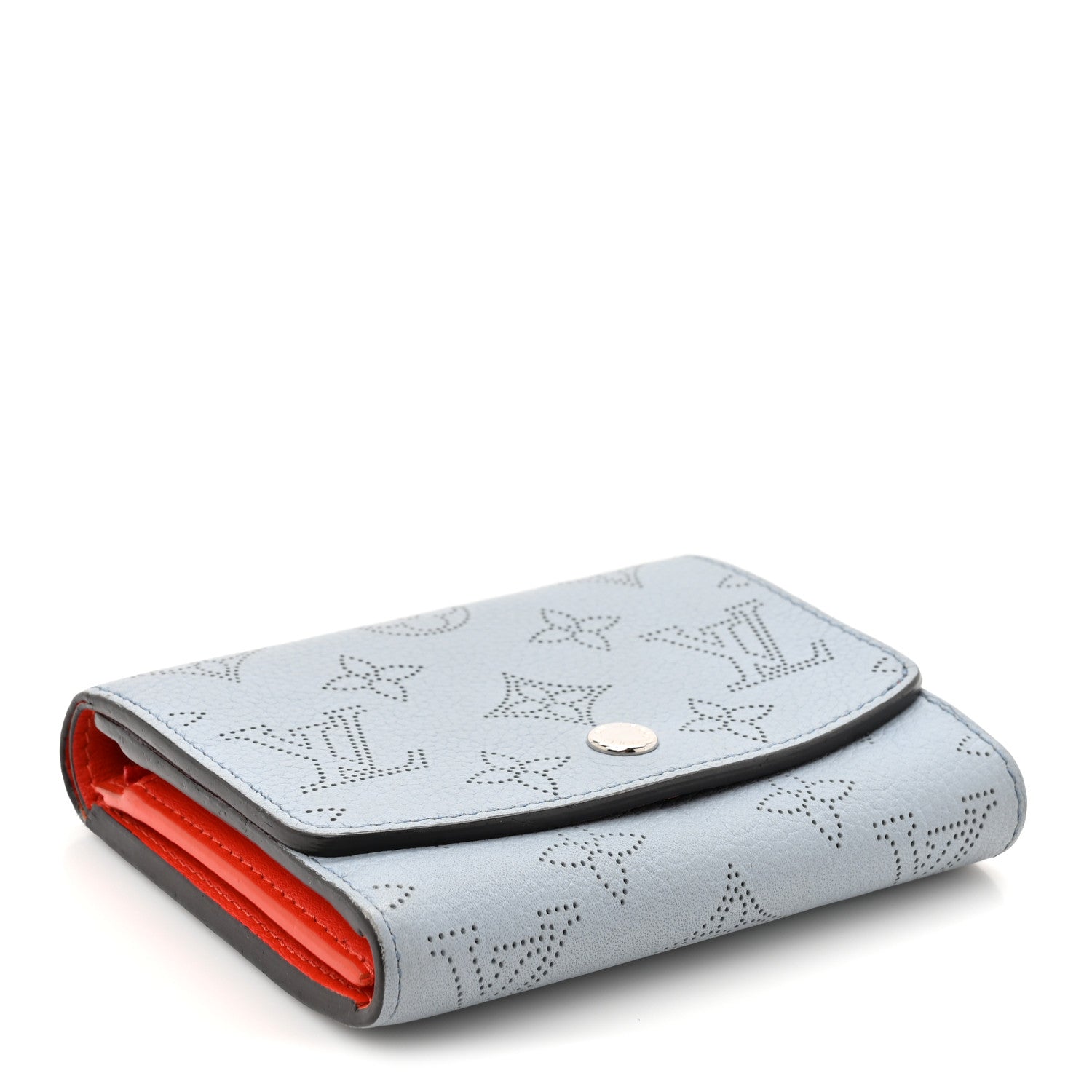 Louis Vuitton Mahina Iris Compact Wallet NM Blue Red 4 of 14