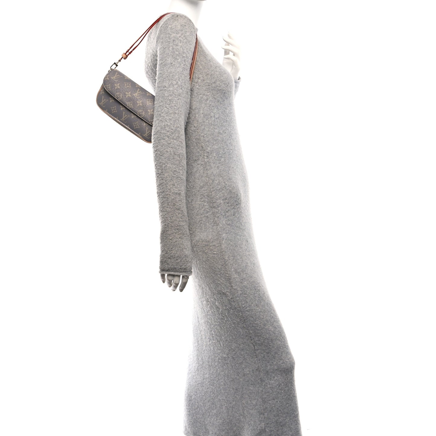 Monogram Ivy Wallet On Chain Trianon Gray
