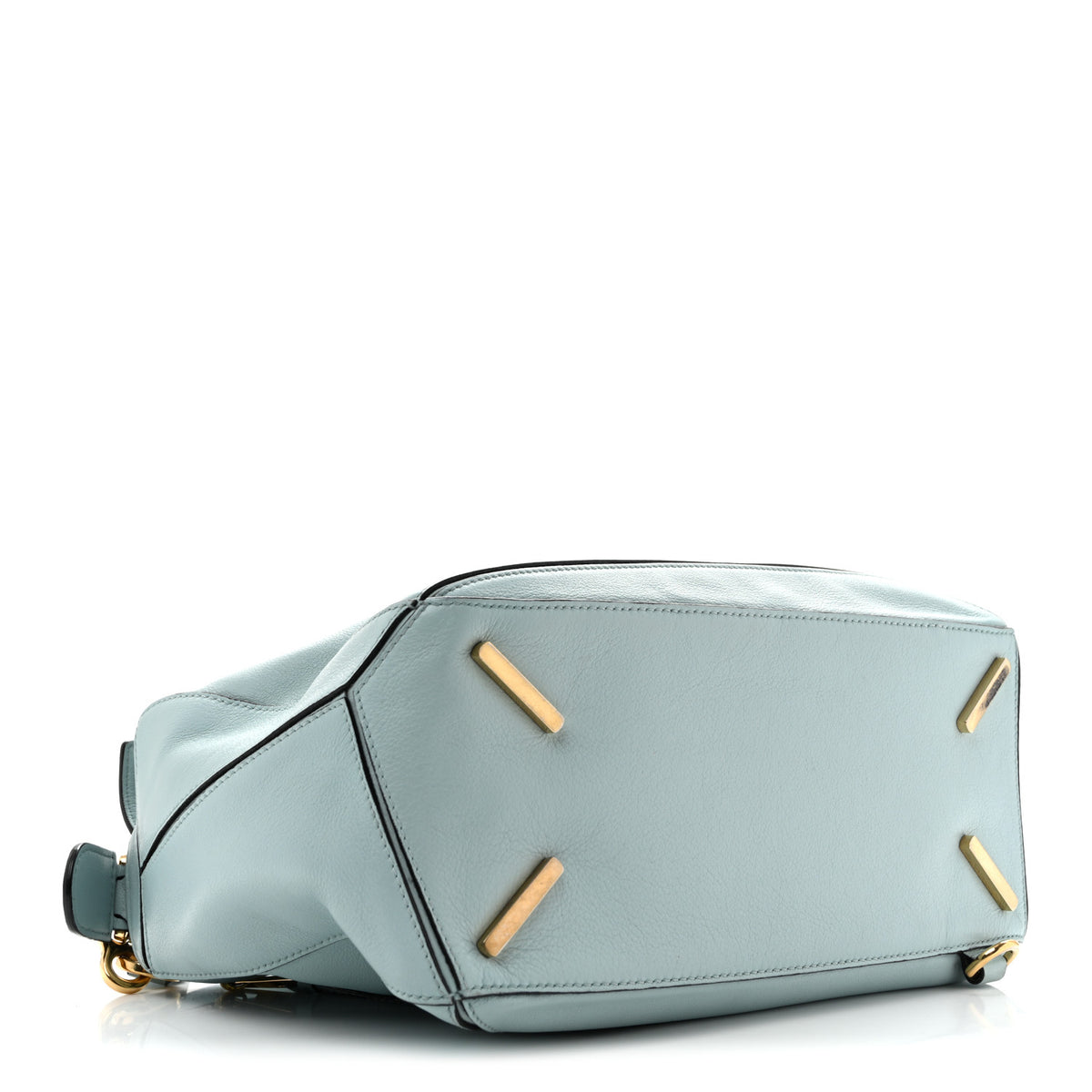 Calfskin Medium Puzzle Bag Light Blue