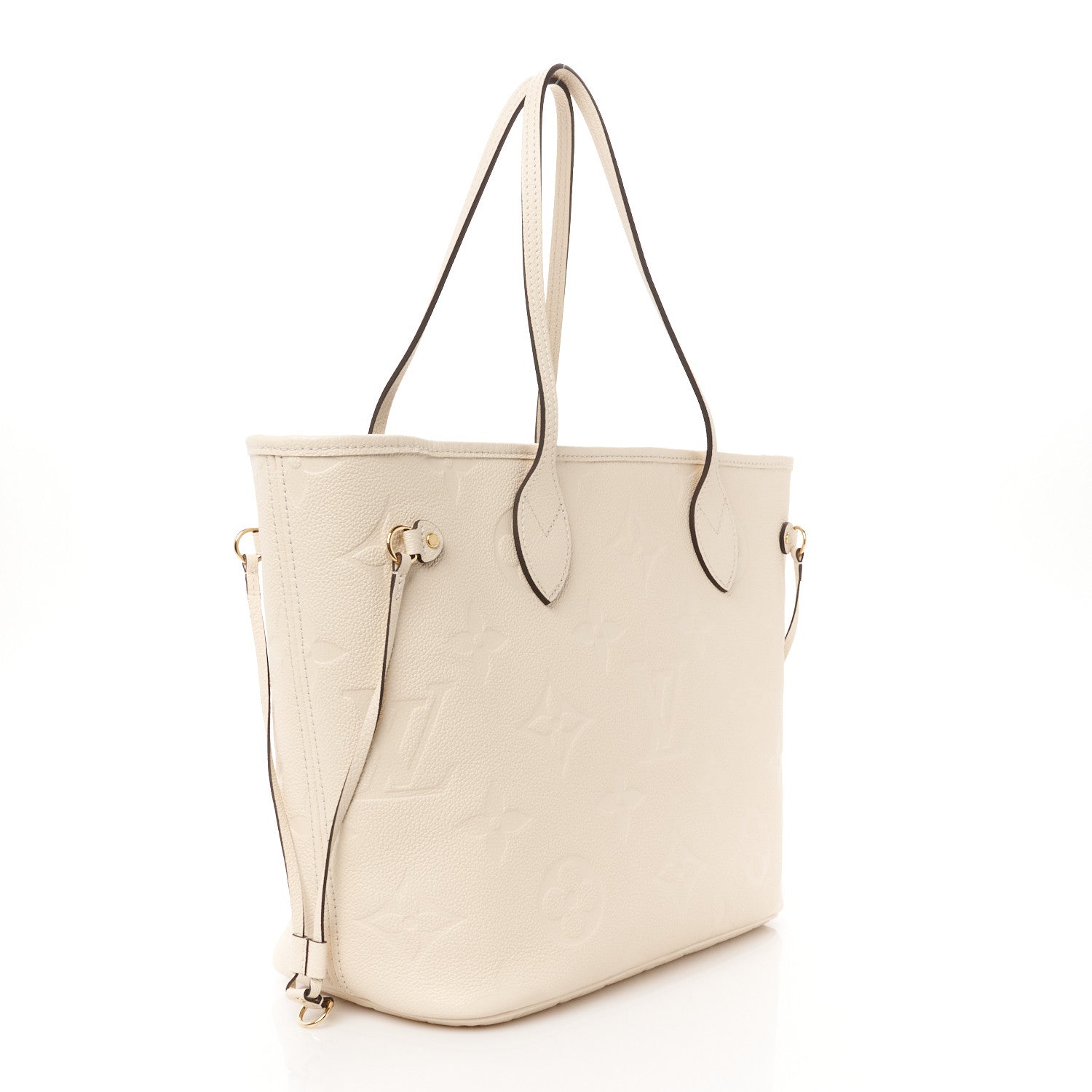 Louis Vuitton Empreinte Monogram Giant Neverfull MM Cream 4 of 11