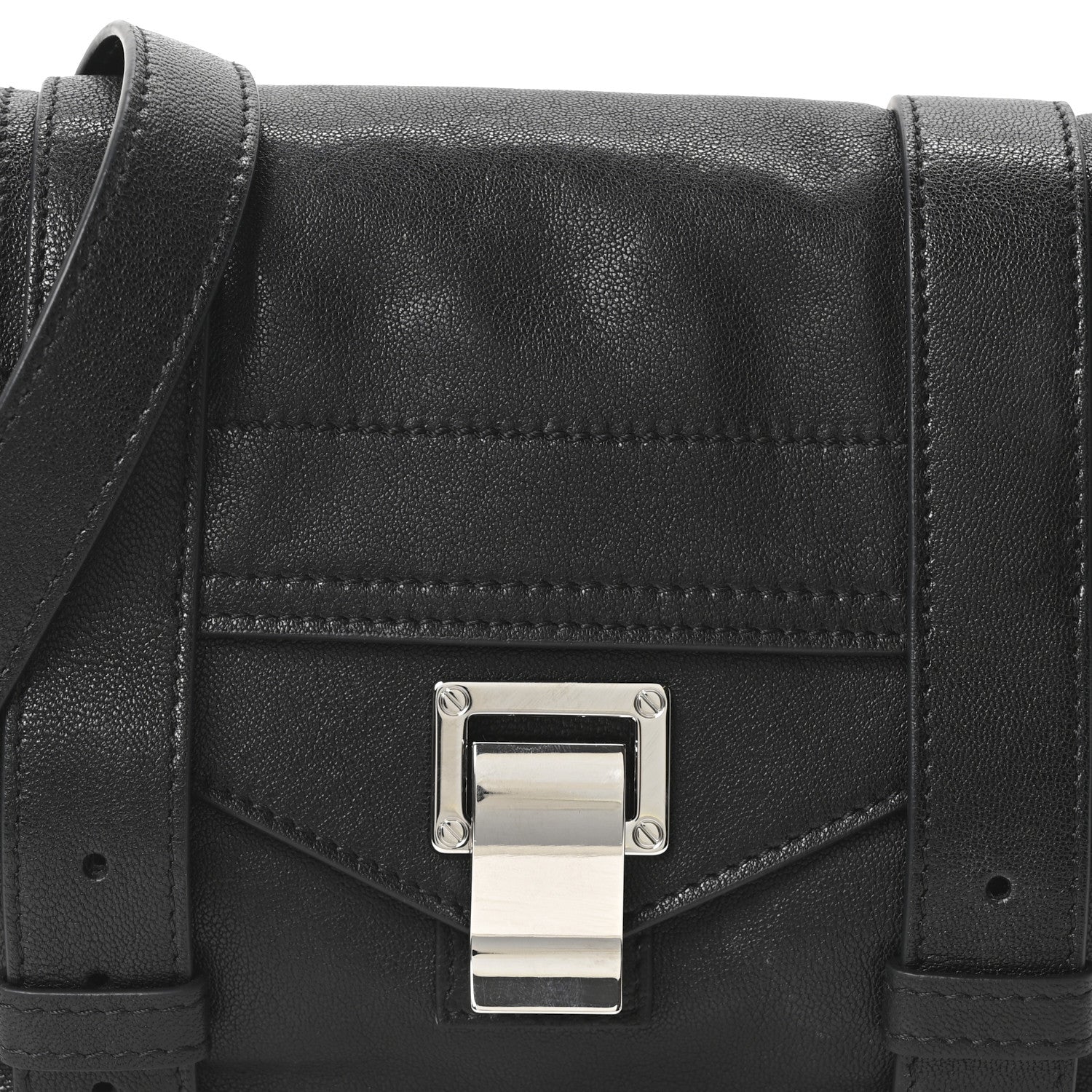 Proenza Schouler Lambskin PS1 Mini Crossbody Bag Black 8 of 10