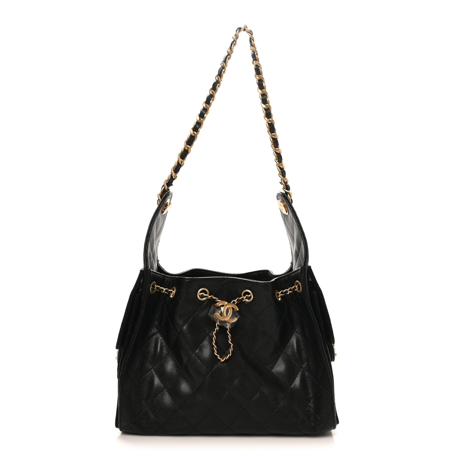 Chanel Caviar Quilted Small Chanel 25 Handbag Black 1 of 11