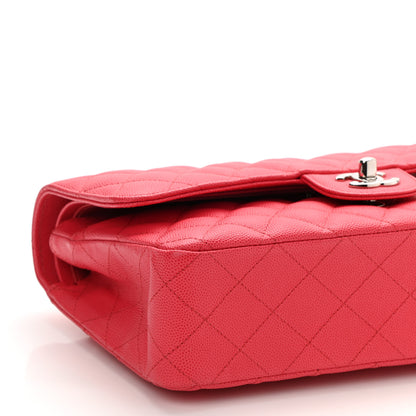 Chanel Caviar Quilted Medium Double Flap Red 6 of 10