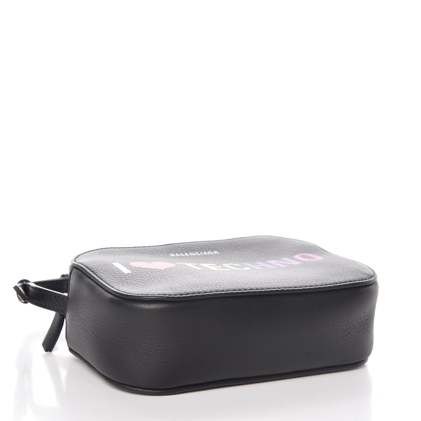 Calfskin I Love Techno XS Everyday Camera Bag Black