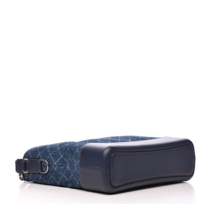 Chanel Denim Calfskin Large Gabrielle Hobo Blue 4 of 12