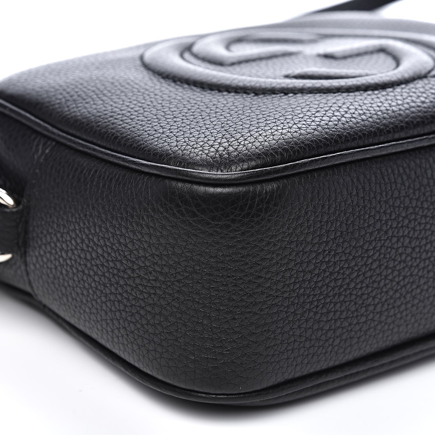 Gucci Pebbled Calfskin Small Soho Disco Bag Black 8 of 10