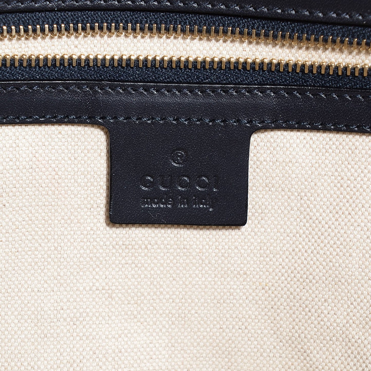 Monogram Vintage Web Medium Half Moon Hobo Navy
