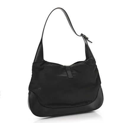 Gucci Canvas Small Jackie O Hobo Black 3 of 10