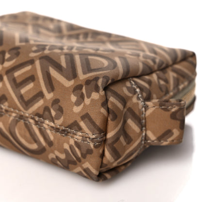 Fendi X SKIMS Nylon XS Trapezoid Beauty Pouch Sand 10 of 11