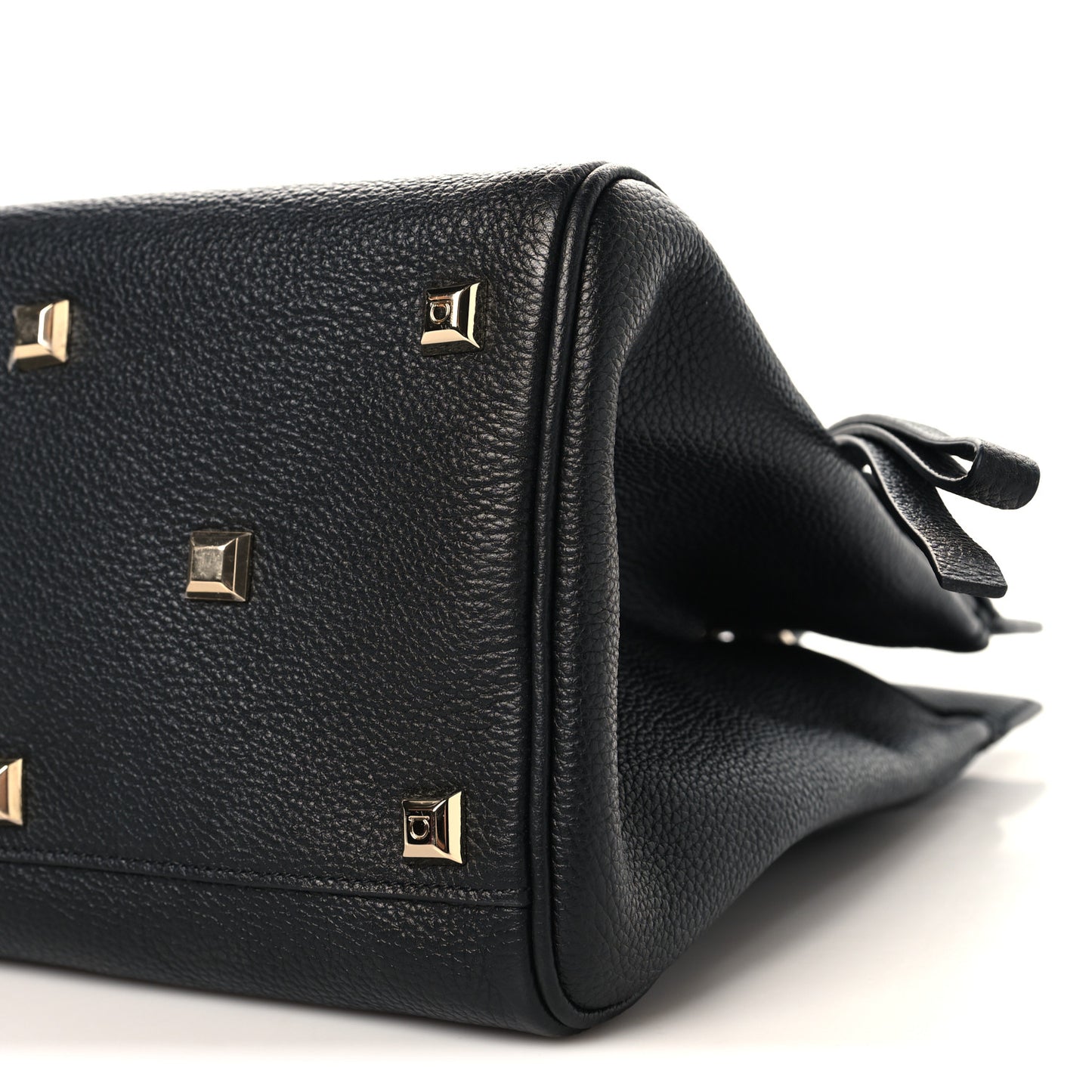 Calfskin Large Studio Bag Black