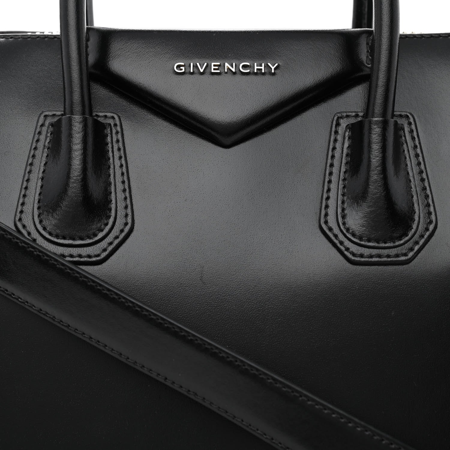 Givenchy Shiny Lord Calfskin Small Antigona Black 8 of 13
