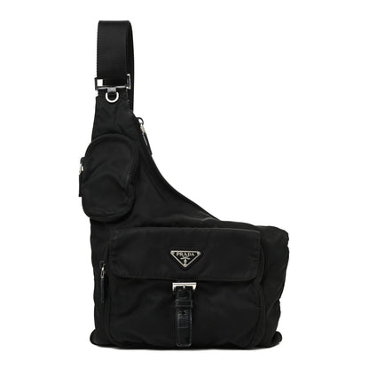 Prada Nylon Tessuto Vela Messenger Bag Black 1 of 15