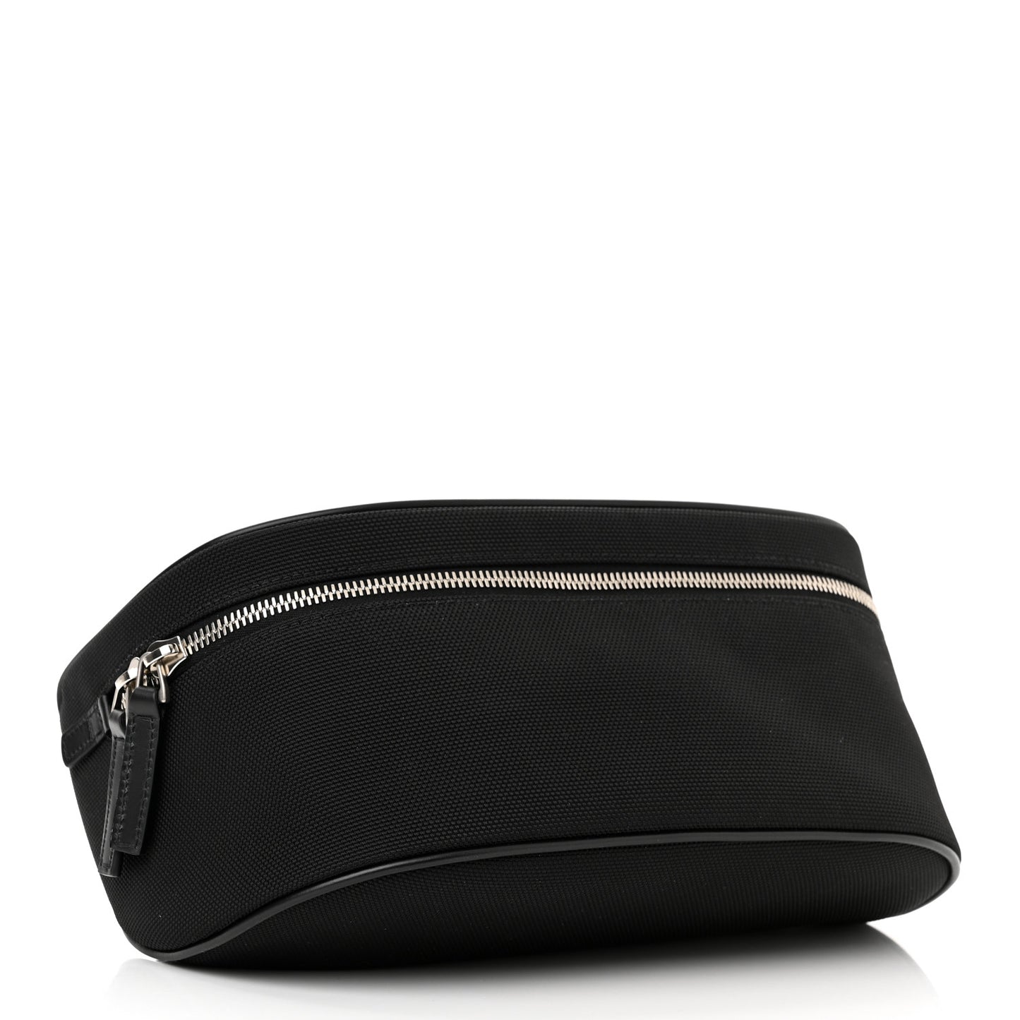 Techno Canvas Web Large Belt Bag Black
