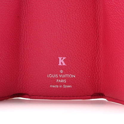 Louis Vuitton Soft Calfskin My Lockme Compact Wallet Fuchsia 6 of 7