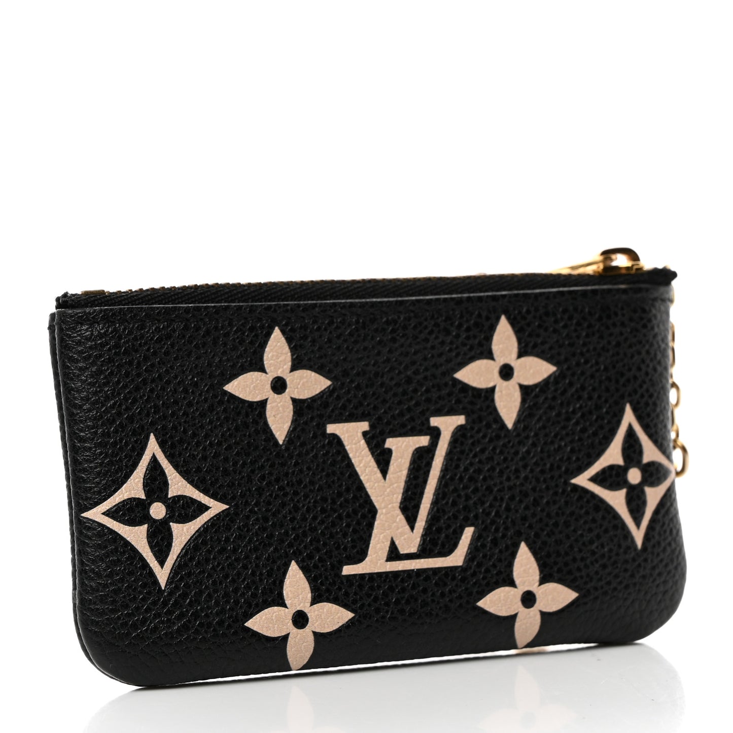 Empreinte Monogram Giant Key Pouch Black Beige