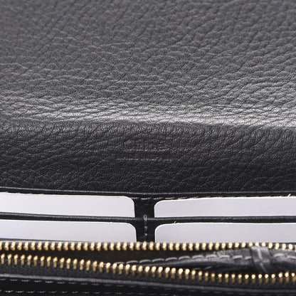 Chloe Calfskin Marcie Continental Flap Wallet Black 5 of 10