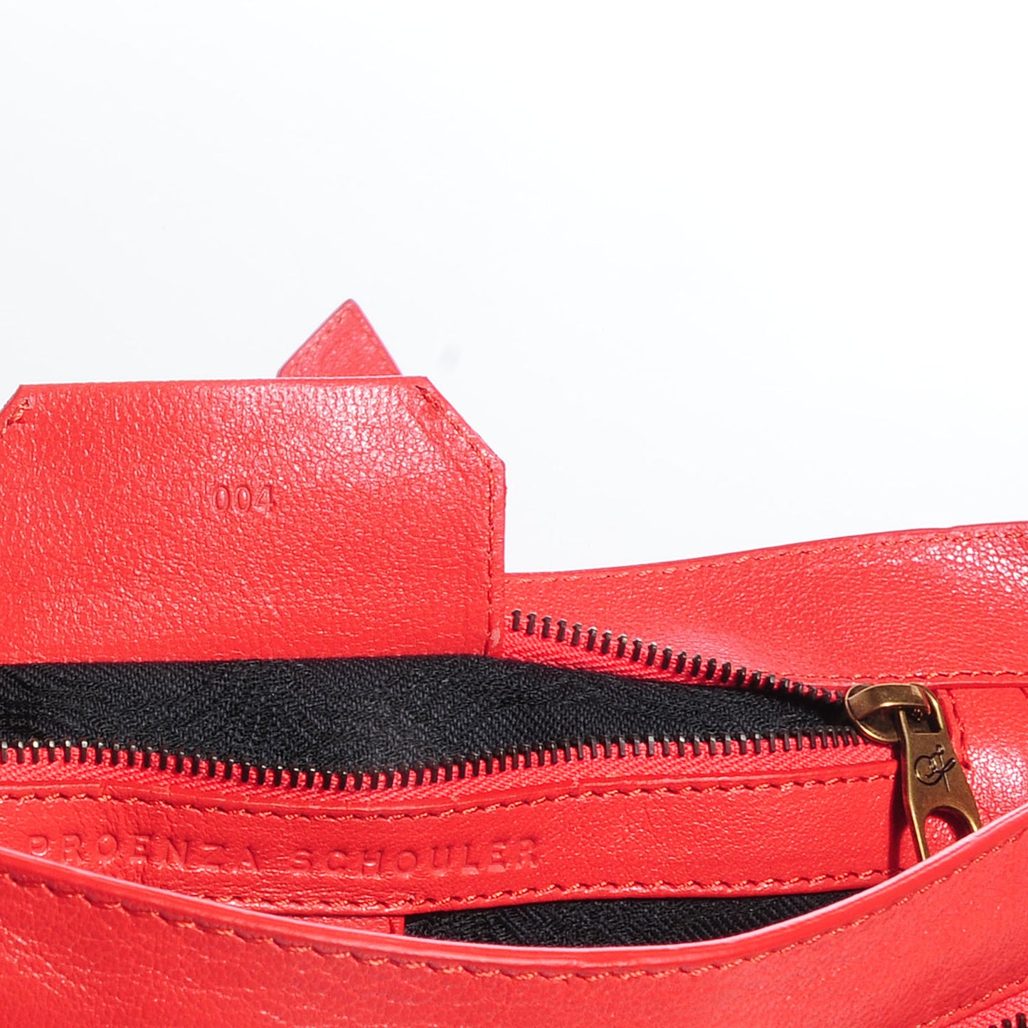 Lambskin Medium PS1 Satchel Deep Coral