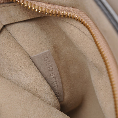 Chloe Calfskin Suede Medium Faye Shoulder Bag Motty Grey 7 of 7