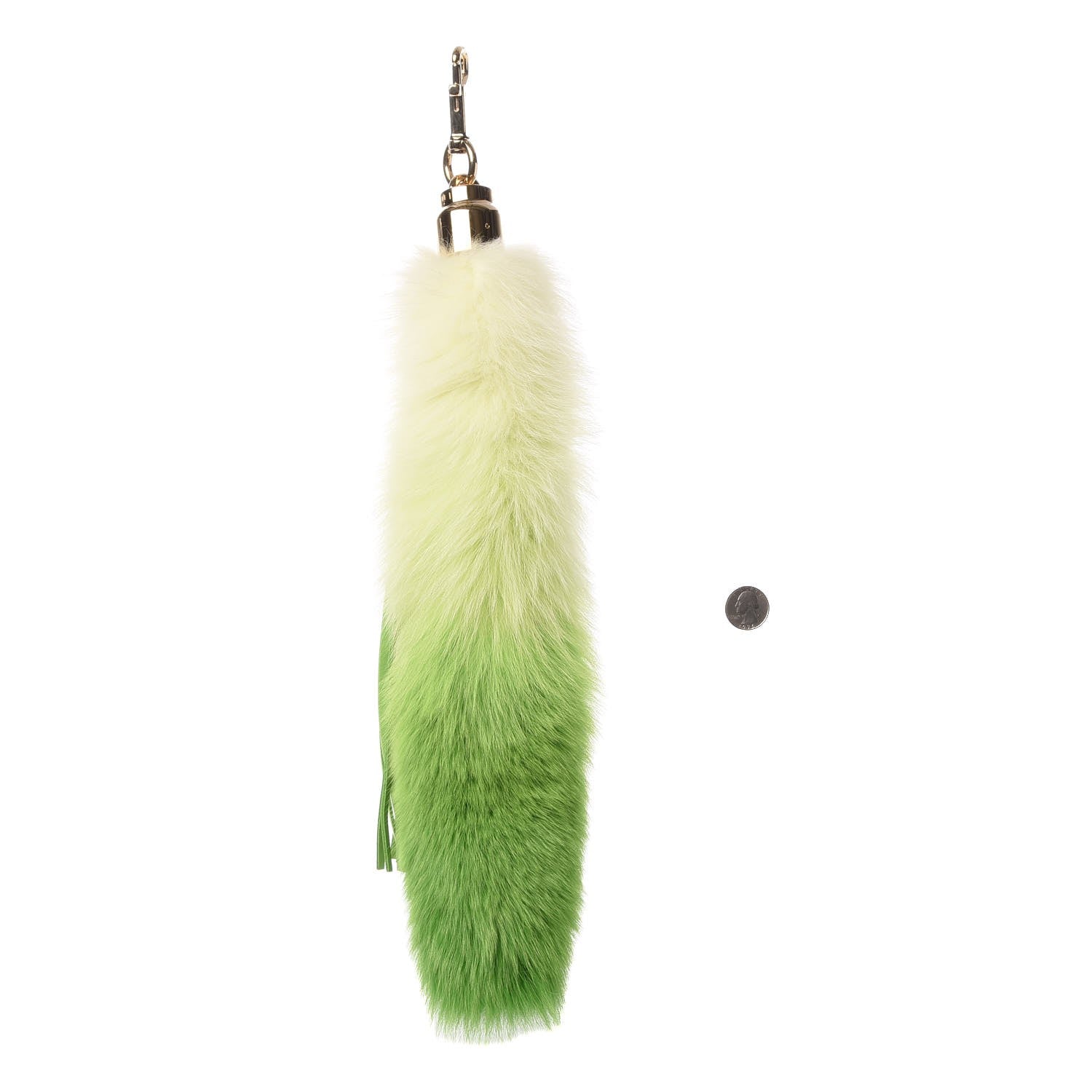 Louis Vuitton Fox Fur Foxy Bag Charm Green 2 of 3