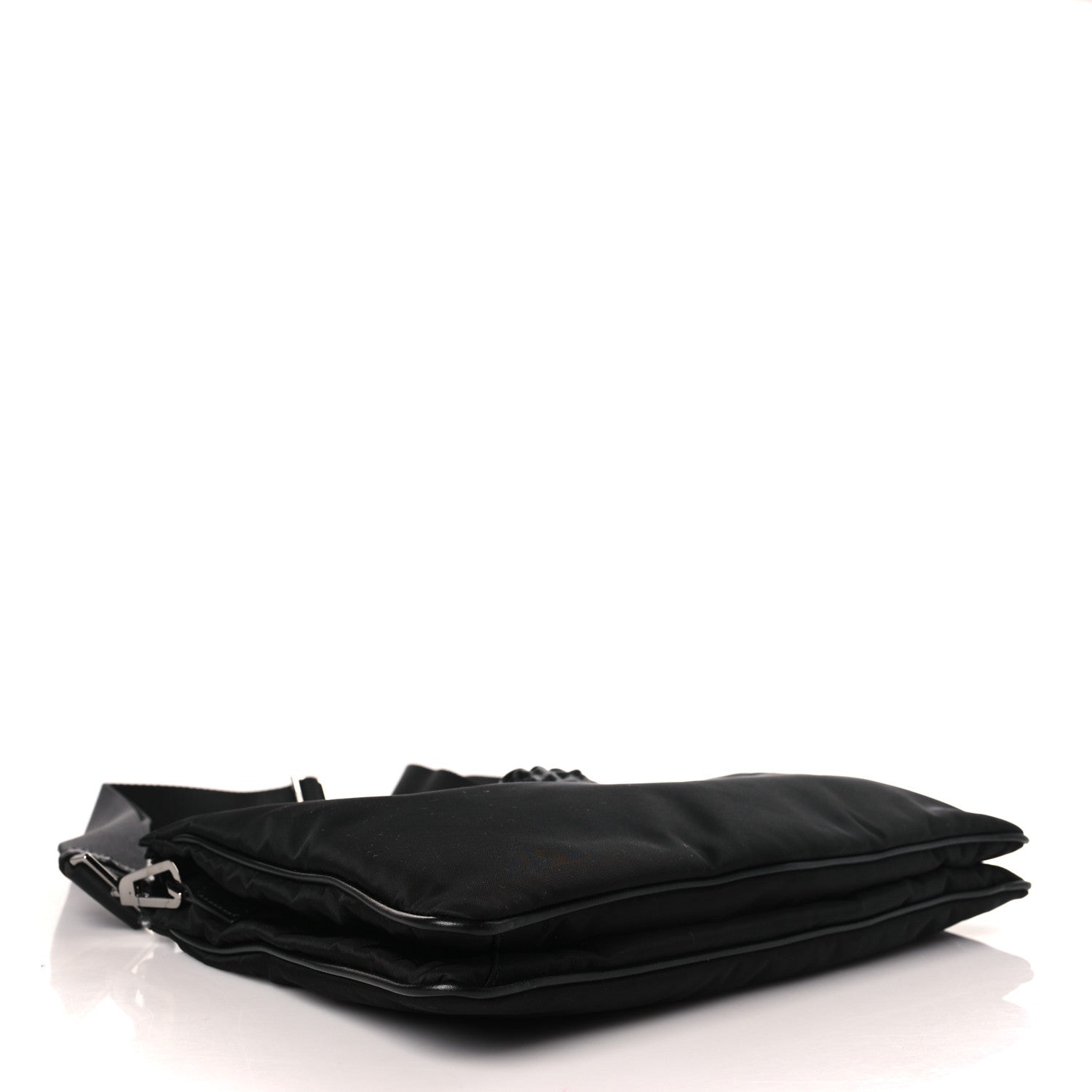 Versace Nylon Palazzo Medusa Messenger Black 4 of 8