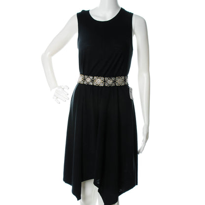 Chanel Crystal Embellished Sash Belt Black 2 of 5