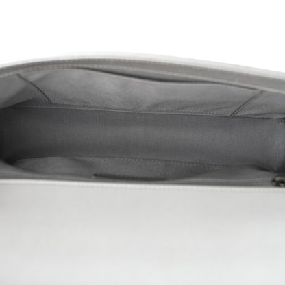 Chanel Metallic Calfskin Quilted New Medium Boy Flap Silver 5 of 14