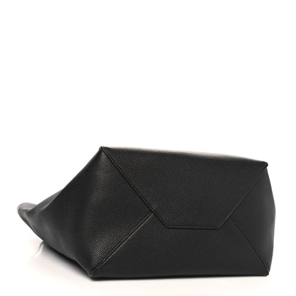 Celine Soft Grained Calfskin Small Belt Cabas Phantom Black 4 of 10